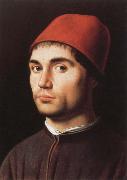 Antonello da Messina Prtrait of a Man oil